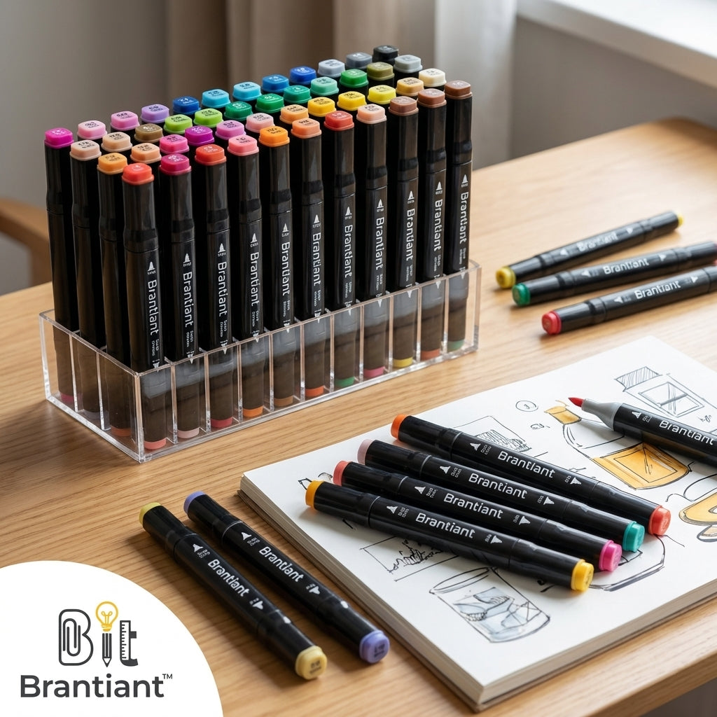 🎨 Brantiant™ SpectrumPro Dual-Tip Marker Set