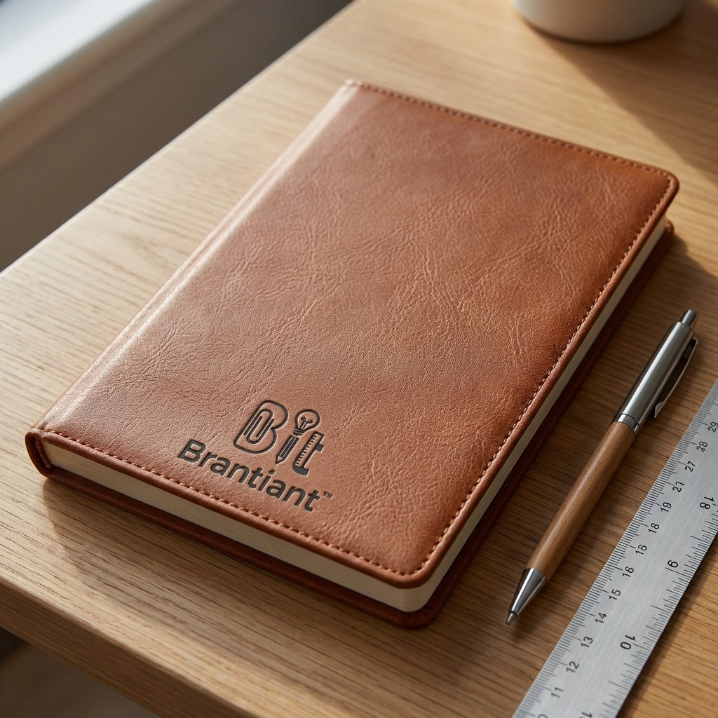 📔 Brantiant™ SaddleCraft Leather Journal