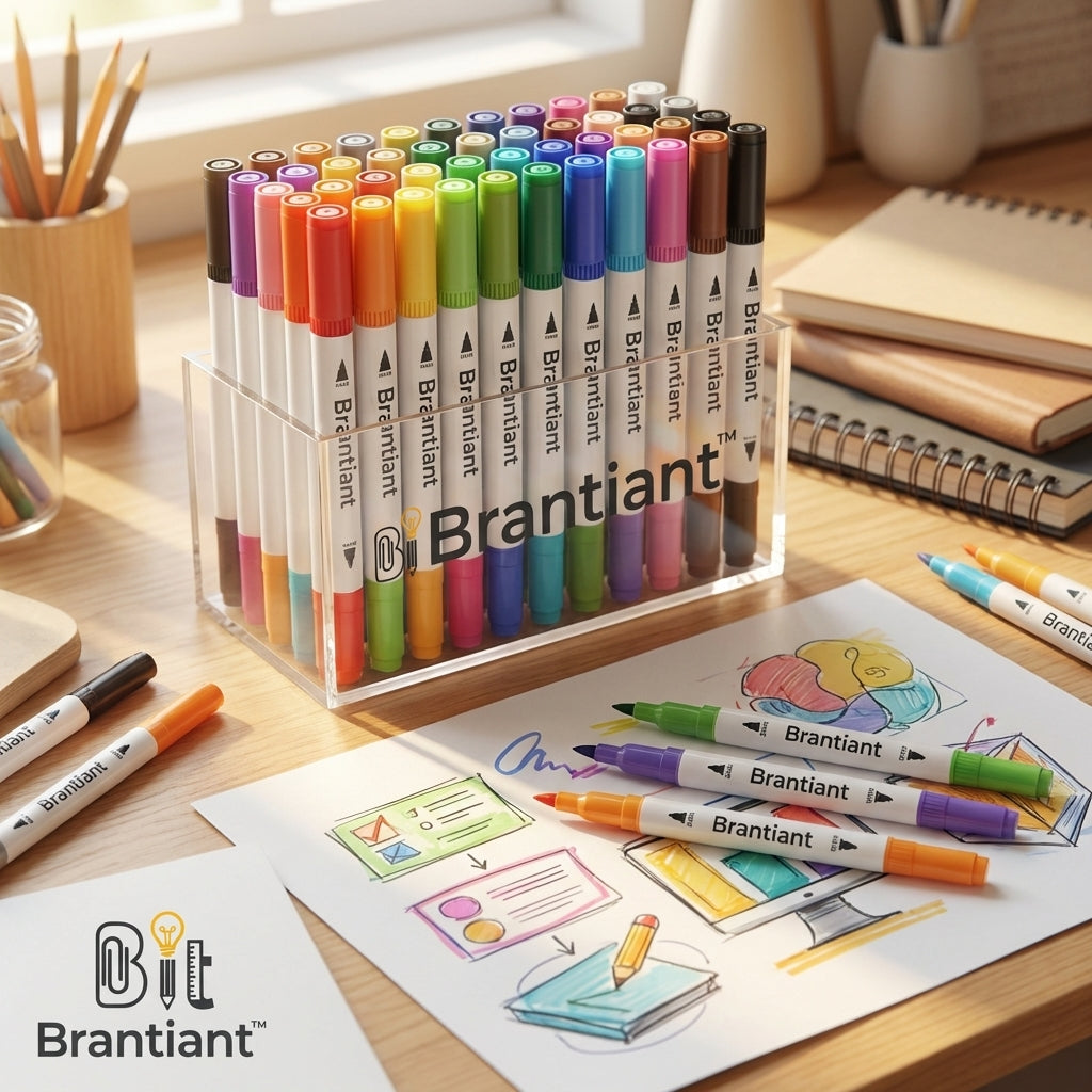 🎨 Brantiant™ ColorFlow Creative Marker Kit
